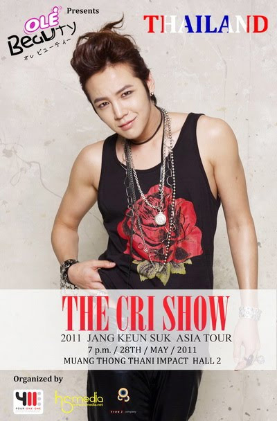 Ole Beauty Presents 2011 Jang Keun Suk Asia Tour The Cri Show in Thailand